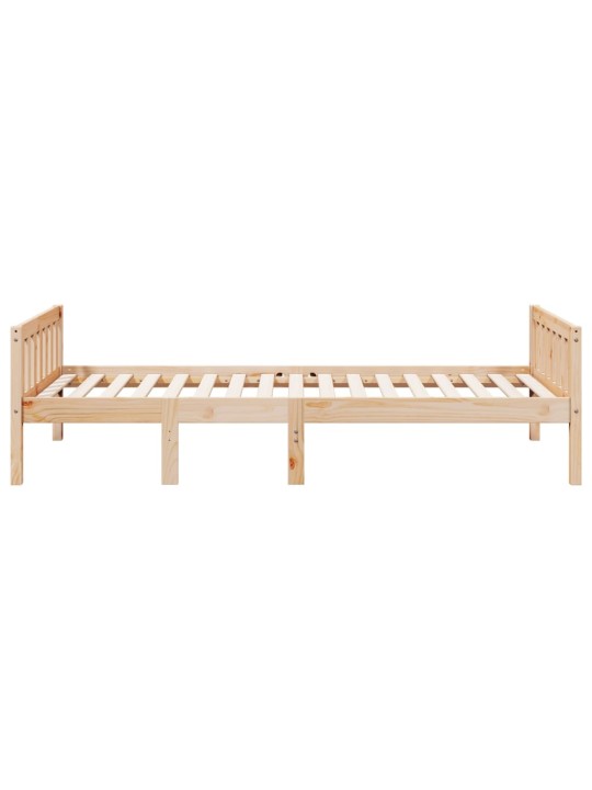 Dětská postel bez matrace 90 x 200 cm masivní borové dřevo