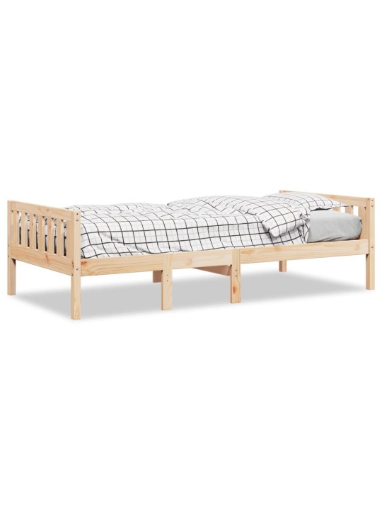 Dětská postel bez matrace 90 x 190 cm masivní borové dřevo