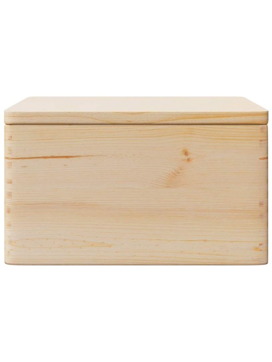 Dřevěná box s víkem 40x30x23 cm masivní borové dřevo