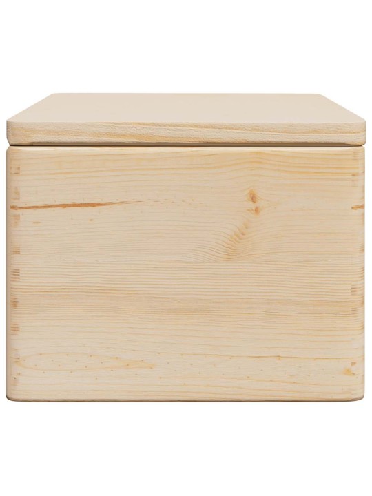 Dřevěná box s víkem 40x30x23 cm masivní borové dřevo