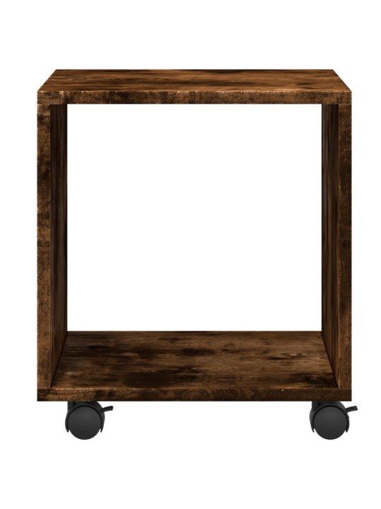 Skříňka na kolečkách kouřový dub 37x33x42,5 cm kompozitní dřevo