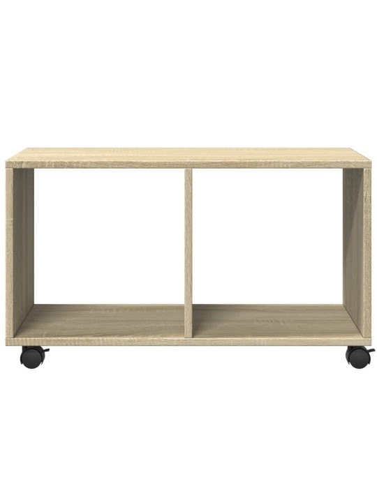 Skříňka na kolečkách dub sonoma 72x33x42,5 cm kompozitní dřevo
