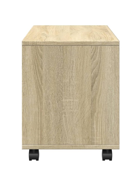 Skříňka na kolečkách dub sonoma 72x33x42,5 cm kompozitní dřevo