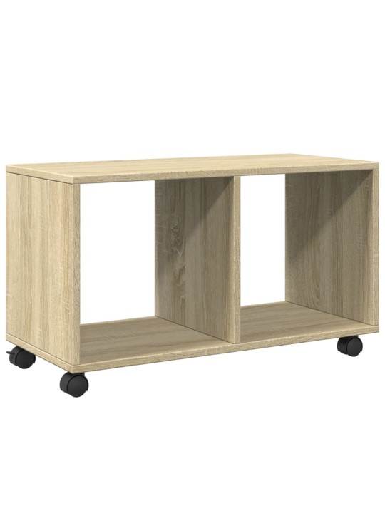 Skříňka na kolečkách dub sonoma 72x33x42,5 cm kompozitní dřevo