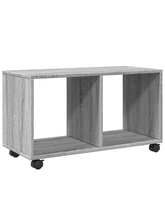 Skříňka na kolečkách šedá sonoma 72x33x42,5 cm kompozitní dřevo