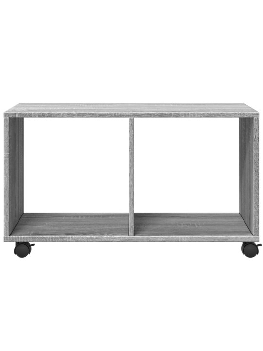 Skříňka na kolečkách šedá sonoma 72x33x42,5 cm kompozitní dřevo