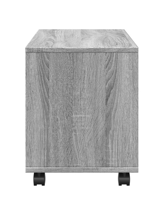 Skříňka na kolečkách šedá sonoma 72x33x42,5 cm kompozitní dřevo