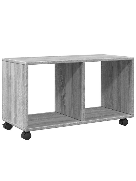 Skříňka na kolečkách šedá sonoma 72x33x42,5 cm kompozitní dřevo