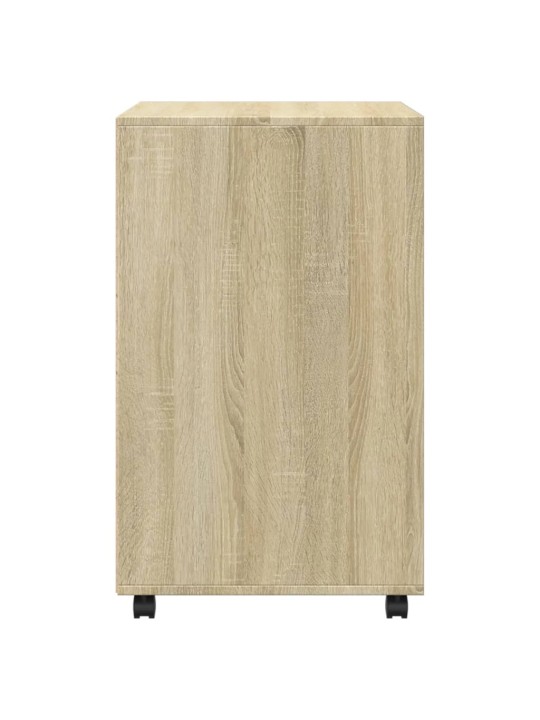 Skříňka na kolečkách dub sonoma 60x48x81 cm kompozitní dřevo