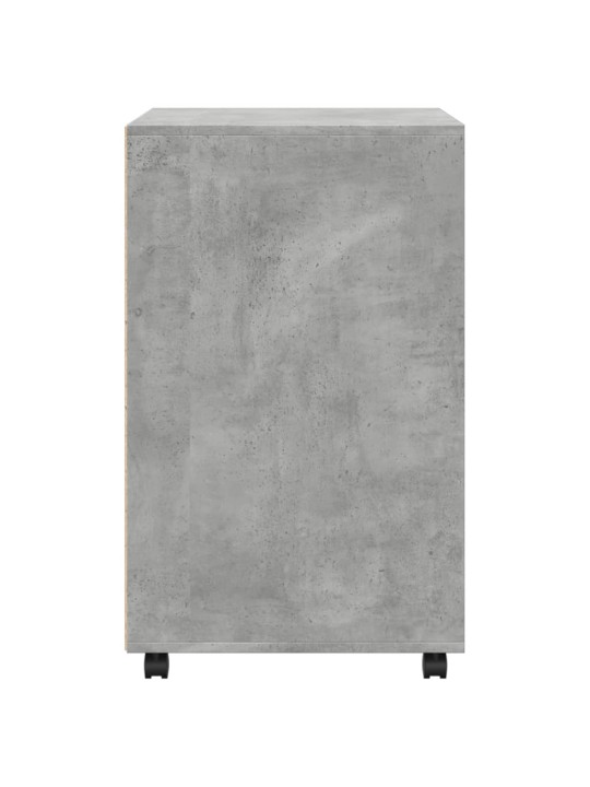 Skříňka na kolečkách betonově šedá 60 x 48 x 81 cm kompozit