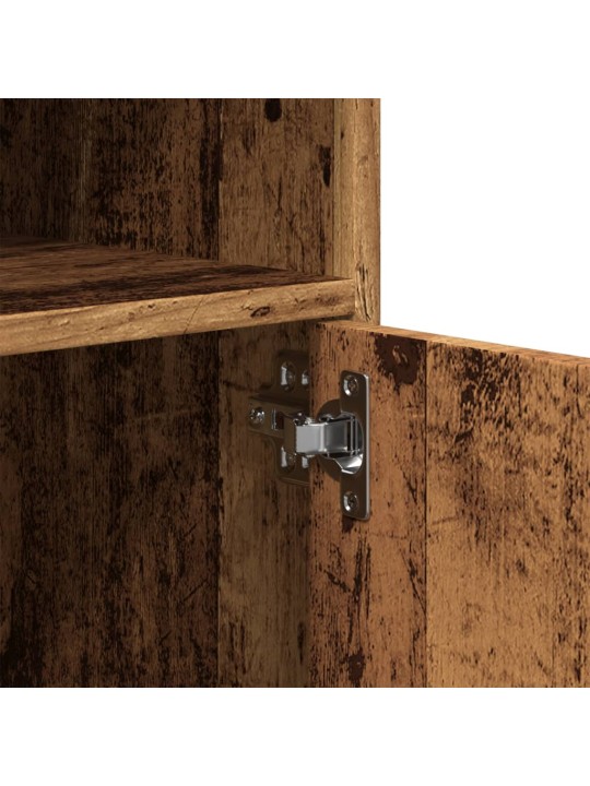 Skříňka na kolečkách old wood 60x48x81 cm kompozitní dřevo
