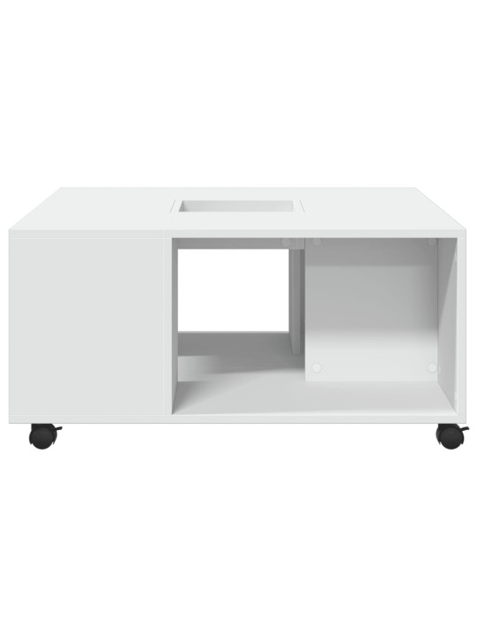 Konferenční stolek bílý 80 x 80 x 40 cm kompozitní dřevo