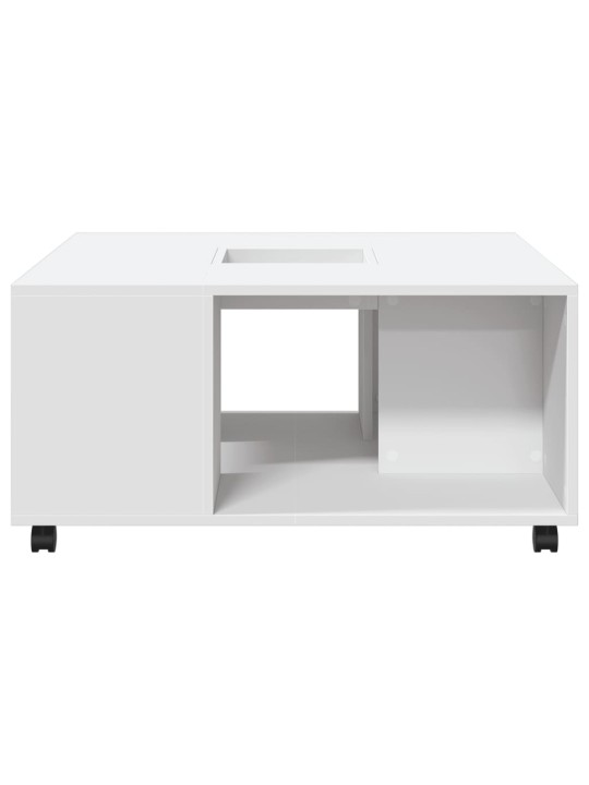 Konferenční stolek bílý 80 x 80 x 40 cm kompozitní dřevo