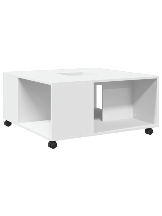 Konferenční stolek bílý 80 x 80 x 40 cm kompozitní dřevo