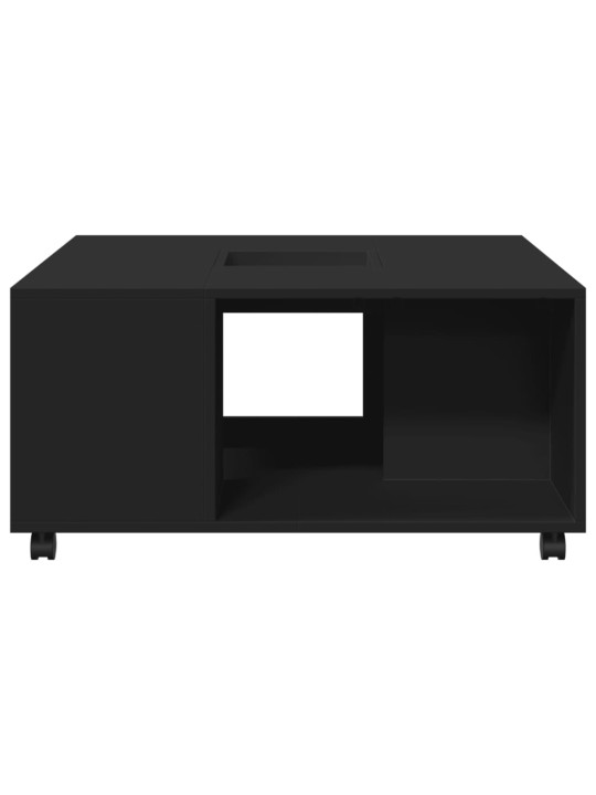 Konferenční stolek černý 80 x 80 x 40 cm kompozitní dřevo