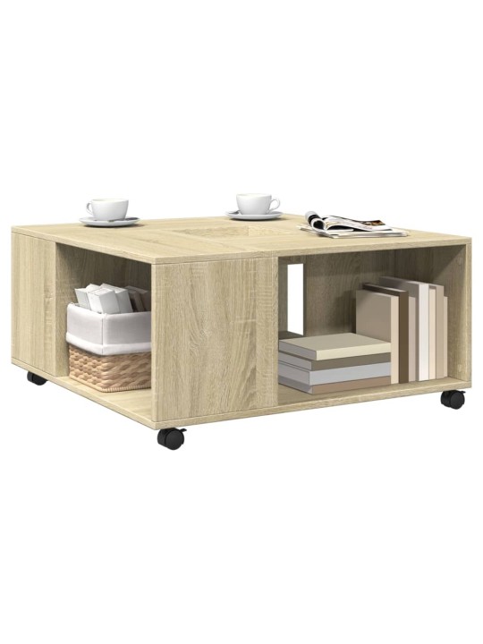 Konferenční stolek dub sonoma 80 x 80 x 40 cm kompozitní dřevo