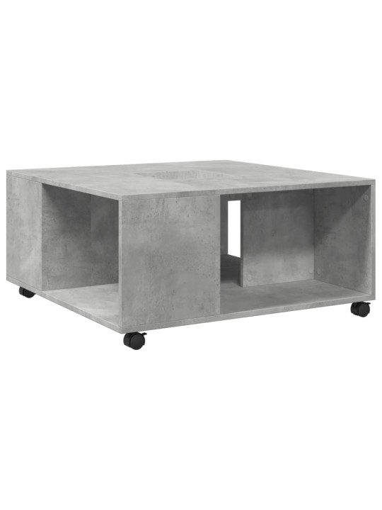Konferenční stolek betonově šedý 80x80x40 cm kompozitní dřevo