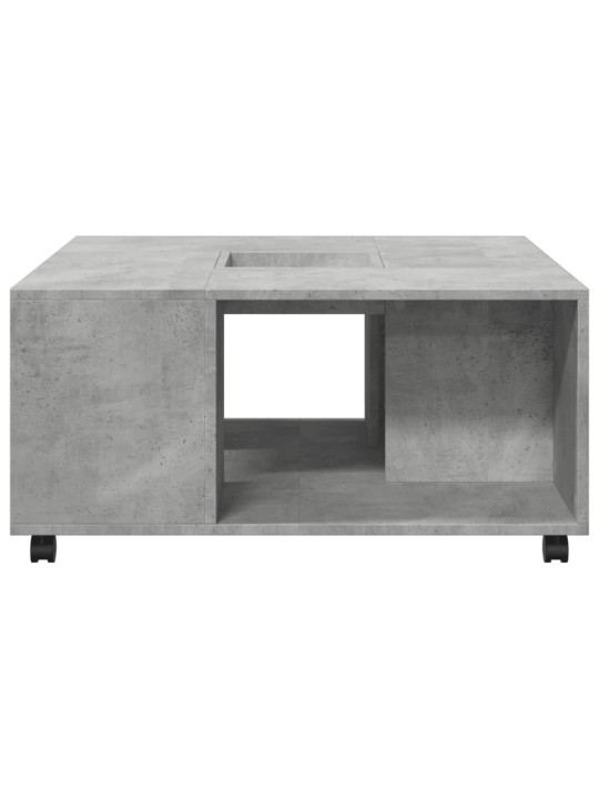 Konferenční stolek betonově šedý 80x80x40 cm kompozitní dřevo