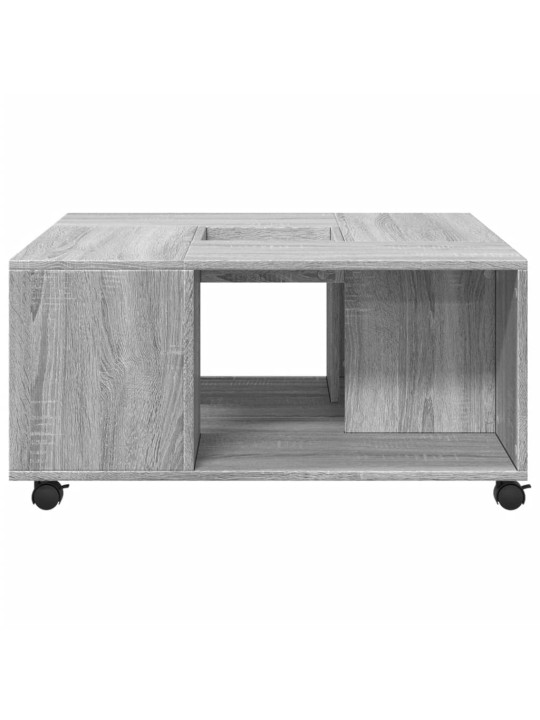 Konferenční stolek šedý sonoma 80 x 80 x 40 cm kompozitní dřevo