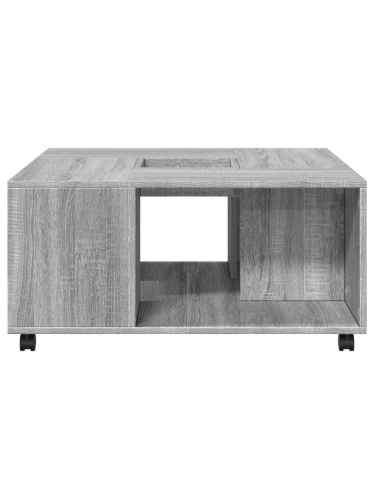 Konferenční stolek šedý sonoma 80 x 80 x 40 cm kompozitní dřevo