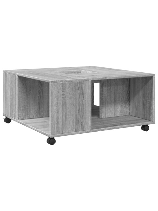 Konferenční stolek šedý sonoma 80 x 80 x 40 cm kompozitní dřevo