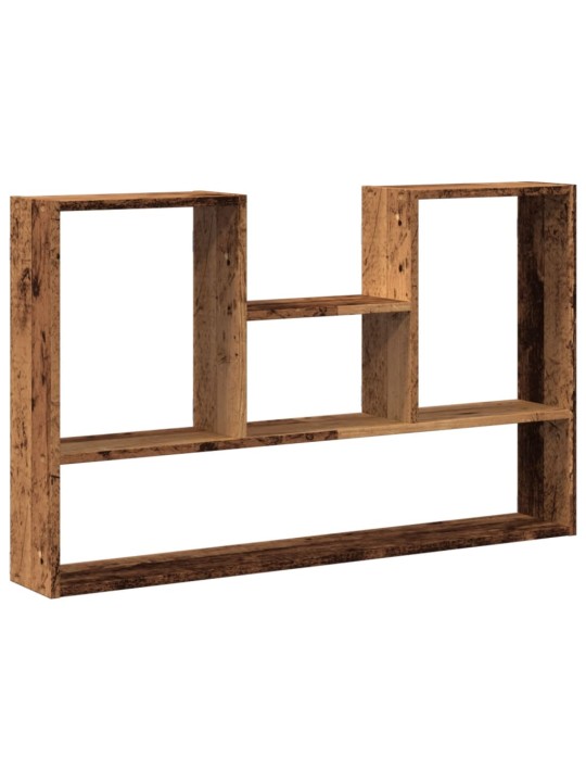 Nástěnná police old wood 99 x 15 x 60 cm kompozitní dřevo