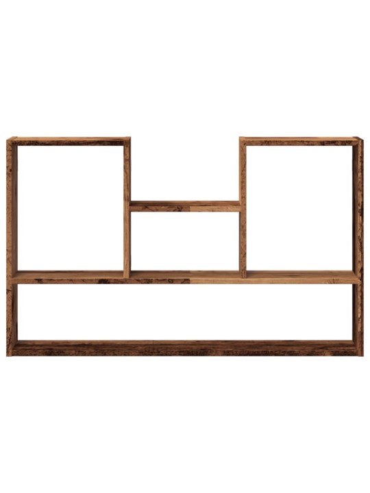 Nástěnná police old wood 99 x 15 x 60 cm kompozitní dřevo
