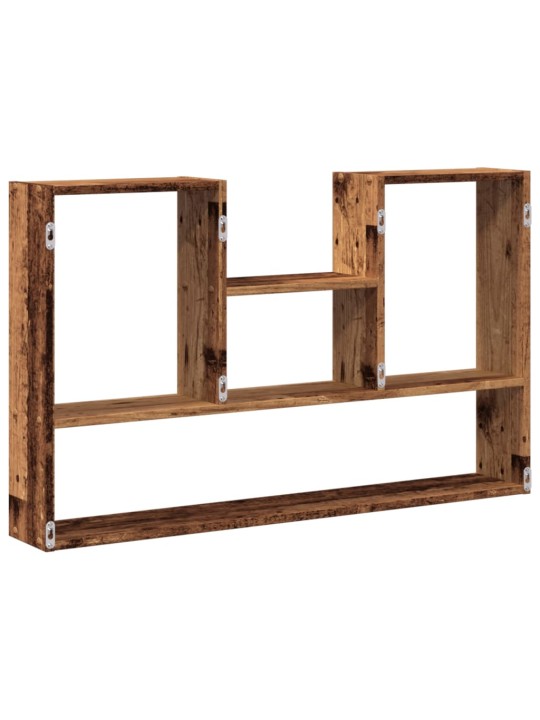 Nástěnná police old wood 99 x 15 x 60 cm kompozitní dřevo