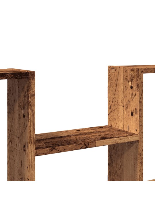 Nástěnná police old wood 99 x 15 x 60 cm kompozitní dřevo