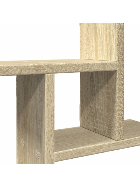 Nástěnné police 2 ks dub sonoma 38x12x38 cm kompozitní dřevo