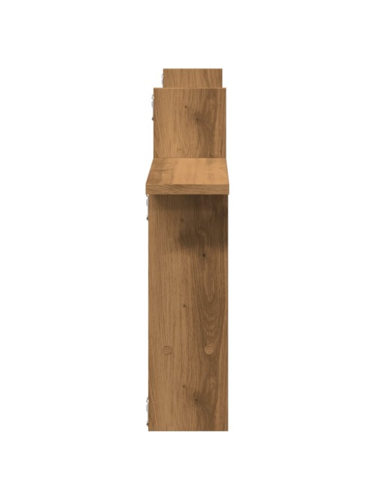 Stojany na rostliny 2 ks dub artisan 50 x 12 x 50 cm kompozit