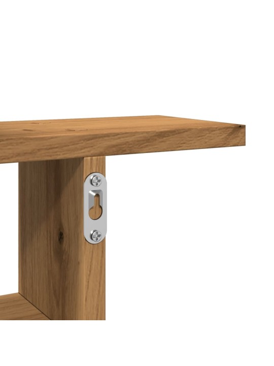 Stojany na rostliny 2 ks dub artisan 50 x 12 x 50 cm kompozit