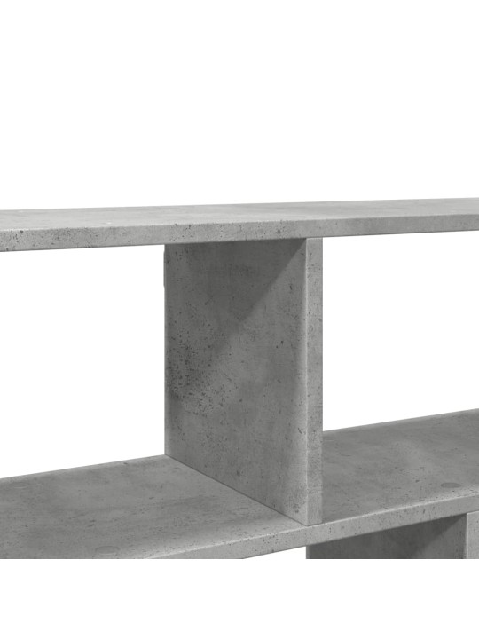 Nástěnná police betonově šedá 100 x 25 x 50 cm kompozitní dřevo