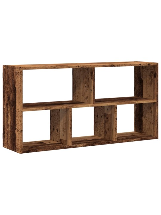 Nástěnná police old wood 100 x 25 x 50 cm kompozitní dřevo