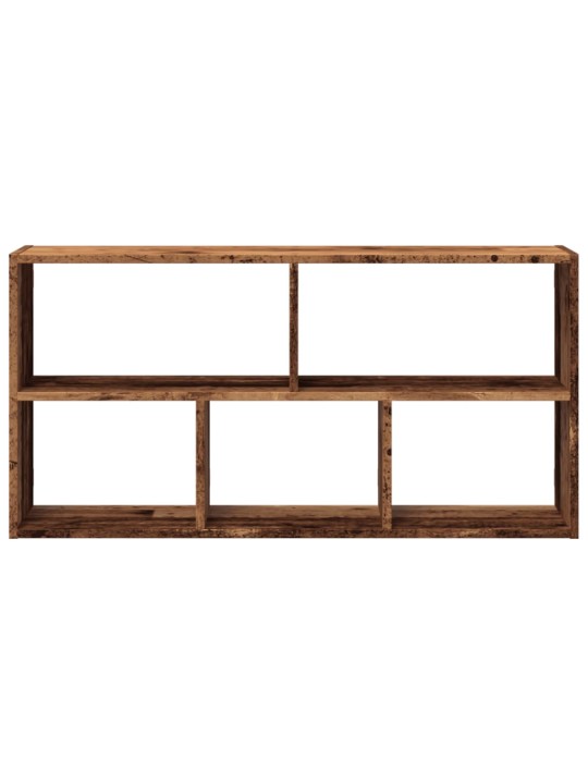 Nástěnná police old wood 100 x 25 x 50 cm kompozitní dřevo