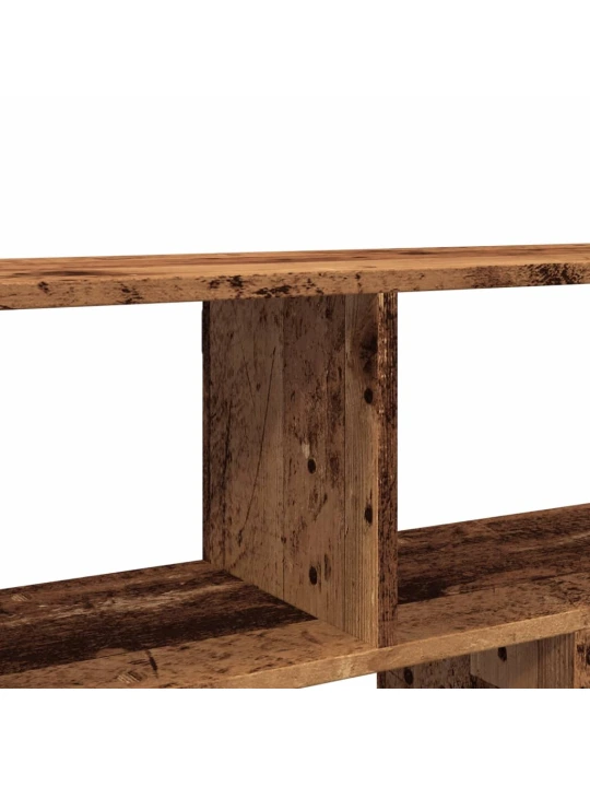 Nástěnná police old wood 100 x 25 x 50 cm kompozitní dřevo