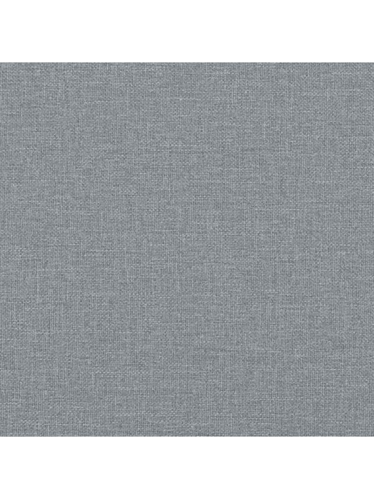 Houpací křeslo světle šedé textil