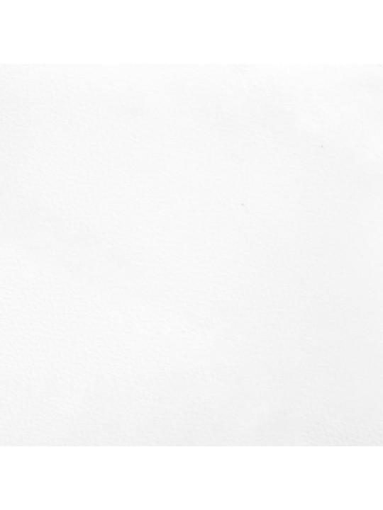 Taštičková matrace pro děti bílá 80 x 160 cm umělá kůže