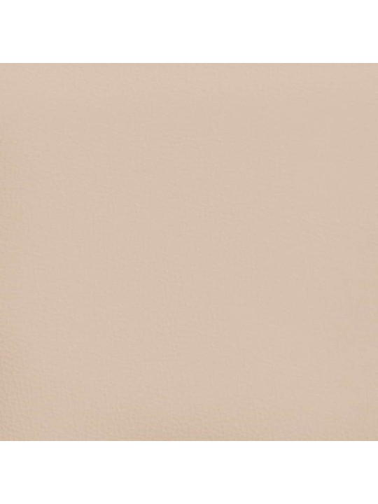 Taštičková matrace pro děti cappuccino 80 x 160 cm umělá kůže