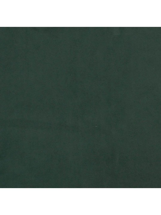 Taštičková matrace tmavě zelená 90 x 220 x 20 cm samet