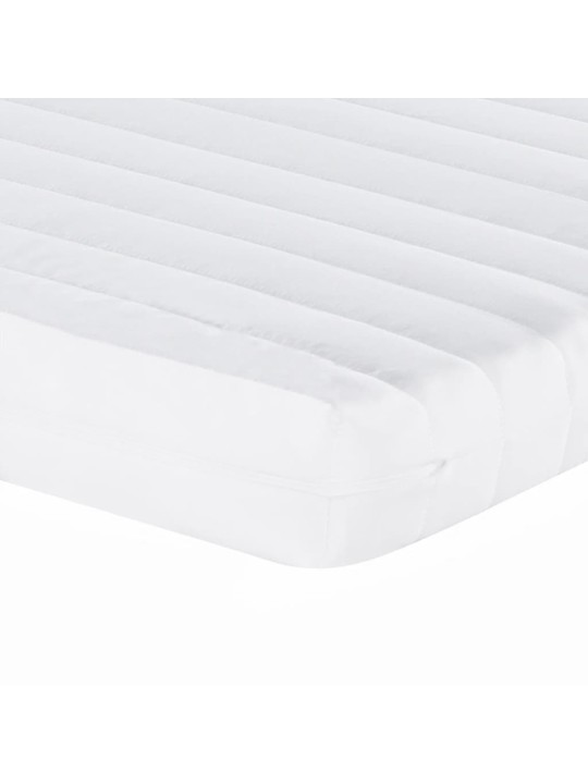 Pěnová matrace bílá 90 x 210 cm 7 zón tvrdost 20 ILD