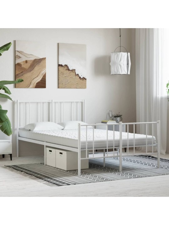Pěnová matrace bílá 120 x 210 cm 7 zón tvrdost 20 ILD