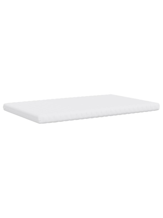 Pěnová matrace bílá 120 x 210 cm 7 zón tvrdost 20 ILD