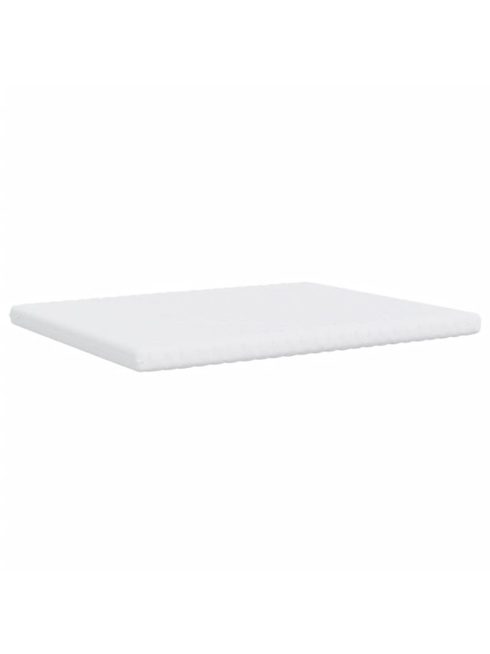 Pěnová matrace bílá 180 x 210 cm 7 zón tvrdost 20 ILD