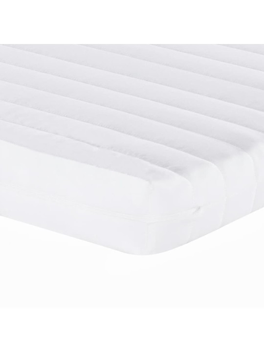 Pěnová matrace bílá 90 x 220 cm 7 zón tvrdost 20 ILD