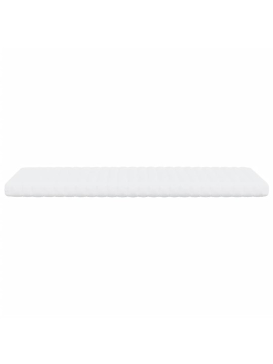 Pěnová matrace bílá 100 x 220 cm 7 zón tvrdost 20 ILD