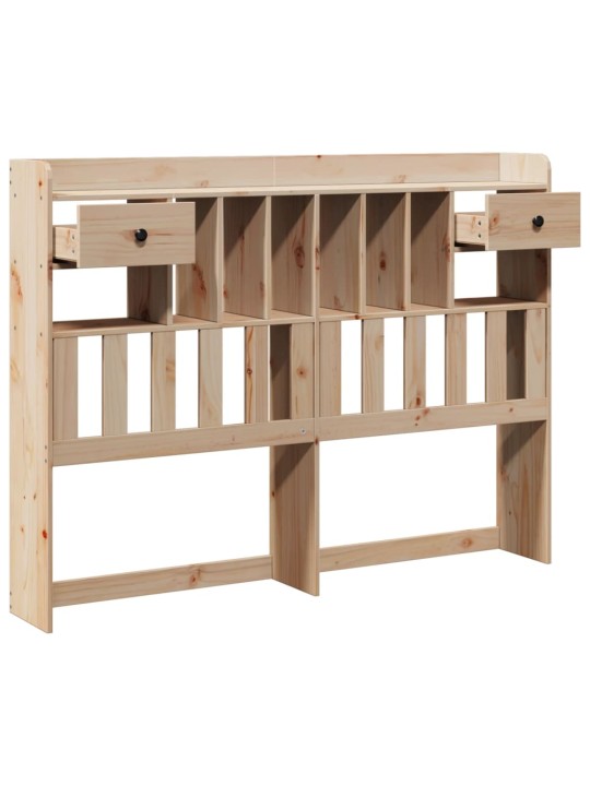 Čelo postele s úložným prostorem 140 cm masivní borovice