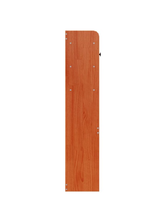Čelo postele s úložným prostorem voskově hnědé 140 cm borovice