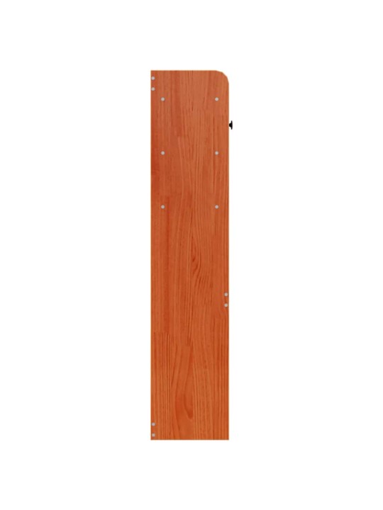 Čelo postele s úložným prostorem voskově hnědé 135 cm borovice