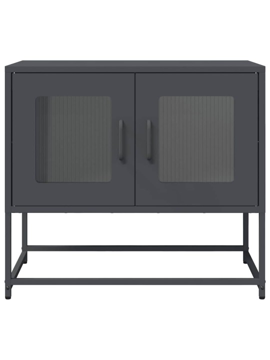 Tv skříňka antracit 68x39x60,5 cm ocel válcovaná za studena